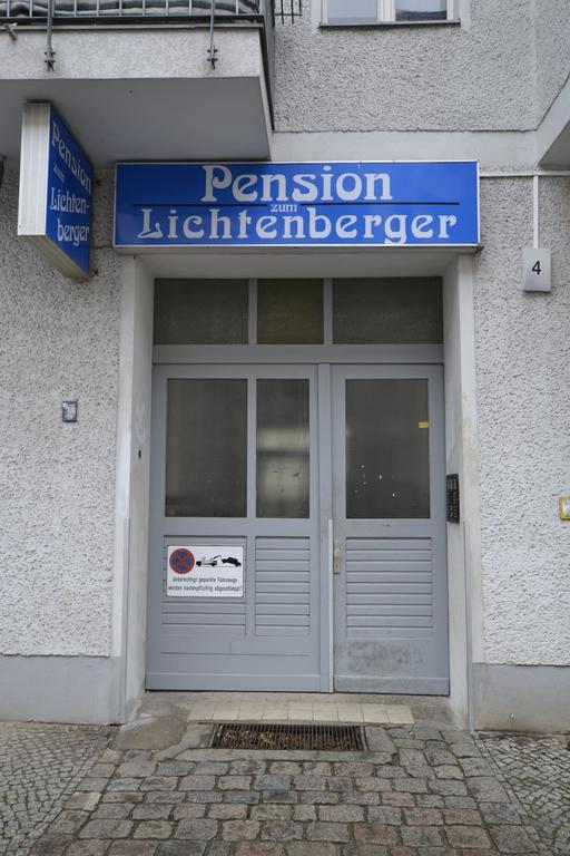 Pension Zum Lichtenberger Berlin Exterior photo